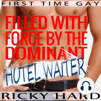 First Time Gay - Filled with Force by the Dominant Hotel Waiter