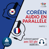 Coréen audio en parallèle - Facilement apprendre le coréen avec 501 phrases en audio en parallèle - Partie 1
