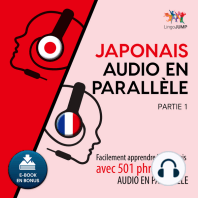 Japonais audio en parallèle - Facilement apprendre le japonais avec 501 phrases en audio en parallèle - Partie 1