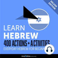 Everyday Hebrew for Beginners - 400 Actions & Activities