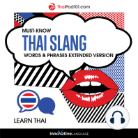 Must-Know Thai Slang Words & Phrases