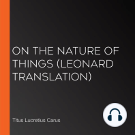 On the Nature of Things (Leonard translation)