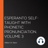 Esperanto Self-Taught with Phonetic Pronunciation, Volume 3