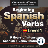 Automatic Fluency® Beginning Spanish Verbs Level I