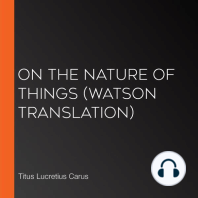 On the Nature of Things (Watson translation)