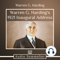 Warren G. Harding's 1921 Inaugural Address