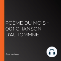 Poème du Mois - 001 Chanson d'autommne