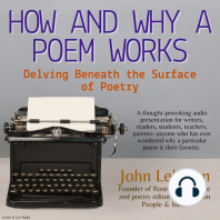 How and Why a Poem Works