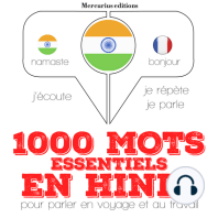 1000 mots essentiels en hindi