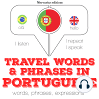 Travel words and phrases in Portuguese