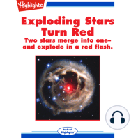 Exploding Stars Turn Red
