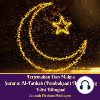 Terjemahan Dan Makna Surat 01 Al-Fatihah (Pembukaan) The Opening Edisi Bilingual
