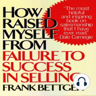 How I Raised Myself from Failure to Success in Selling