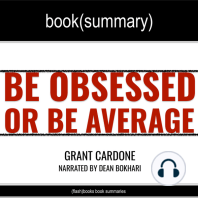 Be Obsessed or Be Average by Grant Cardone - Book Summary