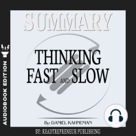 Summary of Thinking, Fast and Slow: by Daniel Kahneman