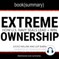 Extreme Ownership by Jocko Willink and Leif Babin - Book Summary