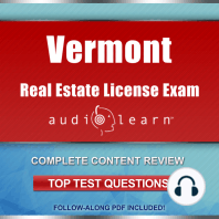 Vermont Real Estate License Exam AudioLearn