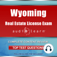 Wyoming Real Estate License Exam AudioLearn