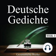 Deutsche Gedichte - Gesammelte Werke, Teil 1