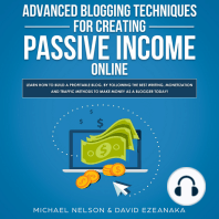 Advanced Blogging Techniques for Creating Passive Income Online