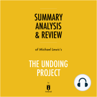 Summary, Analysis & Review of Michael Lewis's The Undoing Project by Instaread