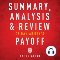 Summary, Analysis & Review of Dan Ariely's Payoff by Instaread