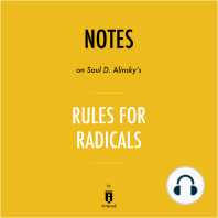 Notes on Saul D. Alinsky's Rules for Radicals by Instaread