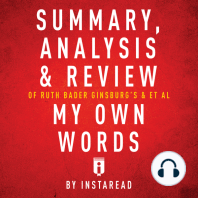 Summary, Analysis & Review of Ruth Bader Ginsburg's My Own Words by Instaread
