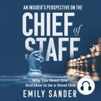 An Insider’s Perspective on the Chief of Staff