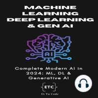 Machine Learning, Deep Learning & Generative AI