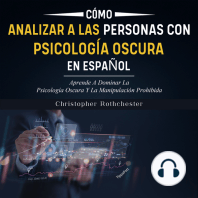 Cómo analizar a las Personas con Psicología Oscura en español/ How to Analyze People with Dark Psychology in Spanish