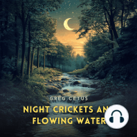 Night Crickets and Flowing Water