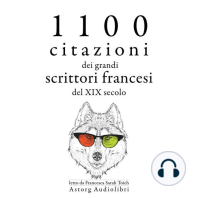 1100 citazioni dei grandi scrittori francesi del XIX secolo