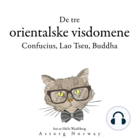De tre orientalske vismennene, Confucius, Lao Tzu, Buddha