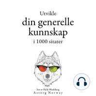 Utvikle din generelle kunnskap i 1000 sitater