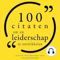 100 Citaten om uw Leiderschap te ontwikkelen