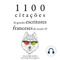 1.100 citações de grandes escritores franceses do século 19