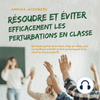 Résoudre et éviter efficacement les perturbations en classe