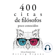 400 citas de filósofos poco conocidos
