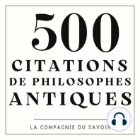 500 citations de philosophes antiques