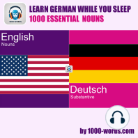Learn German while you sleep - 1000 essential nouns