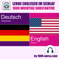 Lerne Englisch im Schlaf – 1000 wichtige Substantive