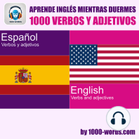 Aprende inglés mientras duermes – 1000 verbos y adjetivos