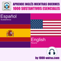 Aprende inglés mientras duermes – 1000 sustantivos esenciales
