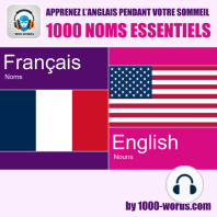 Apprenez l’anglais pendant votre sommeil – 1000 noms essentiels