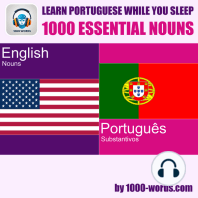 Learn Portuguese while you sleep - 1000 essential nouns