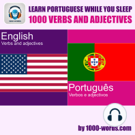 Learn Portuguese while you sleep - 1000 verbs and adjectives