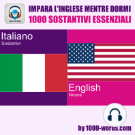 Impara l'inglese mentre dormi - 1000 sostantivi essenziali