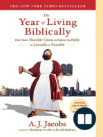 The Year of Living Biblically