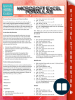 Microsoft Excel Formulas